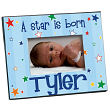 414080 - New Baby "A Star is Born" Personalized Printed Frame